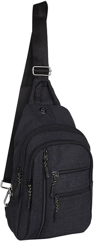 Bagacar 4925 Kulaklık Çıkışlı Body Bag Ve Omuz Çantası Siyah