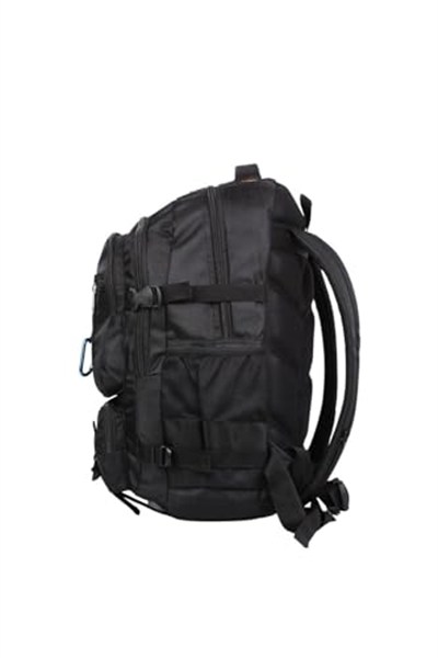 Bagacar Izdag Siyah Siyah Seyahat Sırt Çantası 60 Lt 17