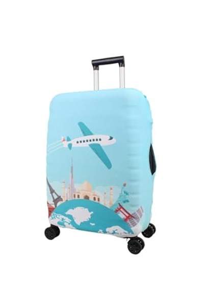 Bagacar Plane Kabin Boy Valiz Için Valiz Kılıfı