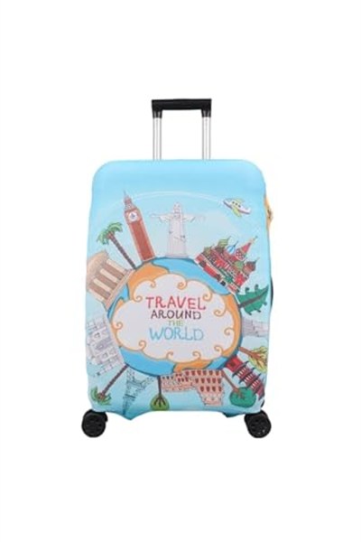 Bagacar Travel Orta Boy Valiz Için Valiz Kılıfı