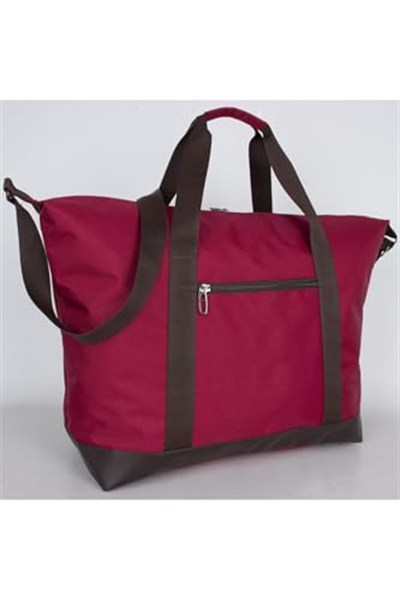 Bagacar Unisex Bordo Omuz Askılı Spor Seyahat Ve Plaj Çantası