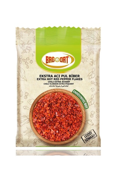 Bağdat Baharat Ekstra Acı pul biber 1-KG
