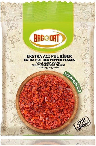 Bağdat Baharat Ekstra Acı pul biber 1-KG