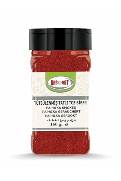 Bağdat Tütsülenmiş Tatlı Kırmızı Toz Biber 160 Gr.