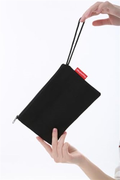 Baghashtag Siyah Clutch Bez Çanta