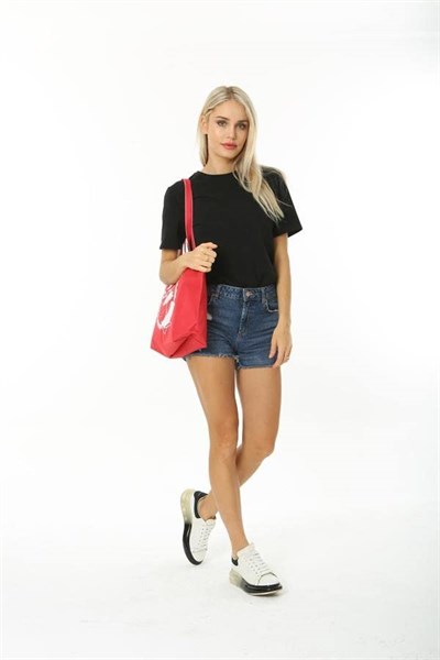 Baghashtag Summer Beach Bag Plaj Çantası Kırmızı