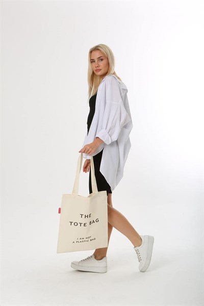 Baghashtag The Tote Bag Baskılı Bez Çanta