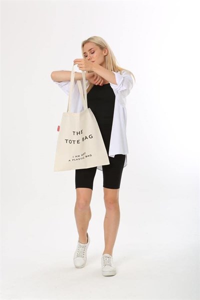 Baghashtag The Tote Bag Baskılı Bez Çanta