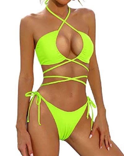Bağlama Detaylı bikini takım DB200780BT