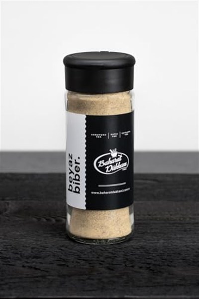 Baharat Dükkanı Beyaz Biber (öğütülmüş) 60gr (cam)