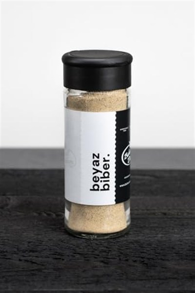 Baharat Dükkanı Beyaz Biber (öğütülmüş) 60gr (cam)