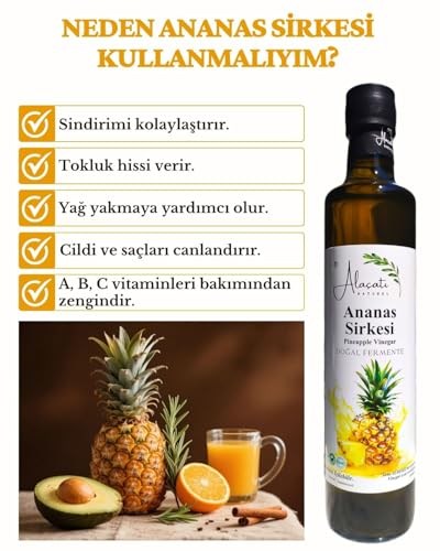 Bal ve Ananas Sirkesi 2’li Fırsat Paketi (500 ml x2 Adet)