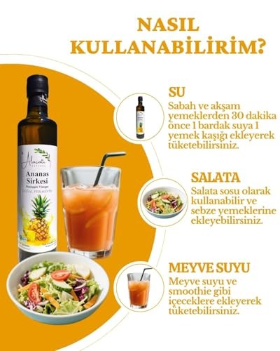 Bal ve Ananas Sirkesi 2’li Fırsat Paketi (500 ml x2 Adet)