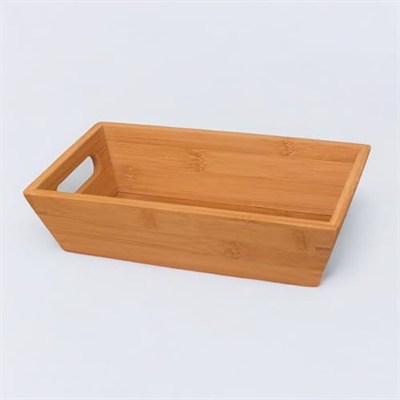 Bambu Ekmek Sepeti 23x13x7cm, Evonox Bambu Ekmeklik, Bambu Ekmek Sunumluk