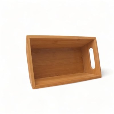 Bambu Ekmek Sepeti 23x13x7cm, Evonox Bambu Ekmeklik, Bambu Ekmek Sunumluk