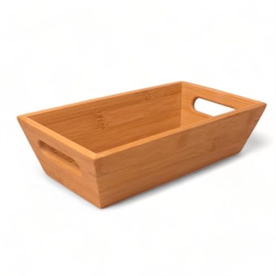 Bambu Ekmek Sepeti 23x13x7cm, Evonox Bambu Ekmeklik, Bambu Ekmek Sunumluk