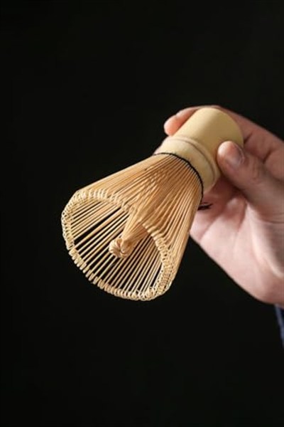 Bambu Matcha Çayı Karıştırıcı Fırça ve Kaşık Bamboo Whisk Köpürtücü cin552