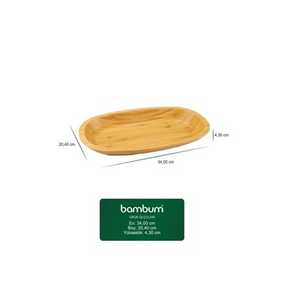 Bambum B2319 Caliente - 34 Cm Kayık Servis