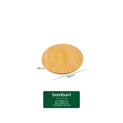 Bambum Fiesta Mix Dönen Servis Tabagi Küçük B0843