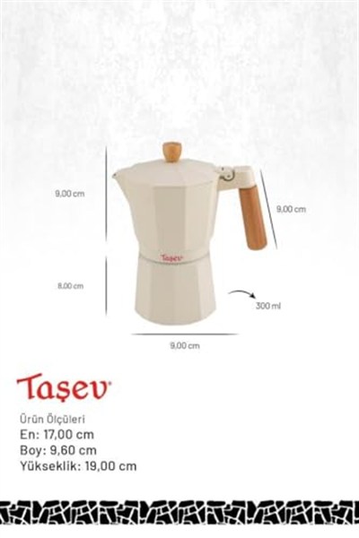 Bambum Garen - Moka Pot 6 Fincan Bej