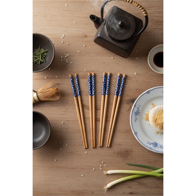 Bambum Hika - 4 Çift Chopstick