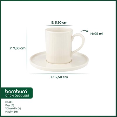 Bambum Icon - 2li Kahve Fincan Takımı
