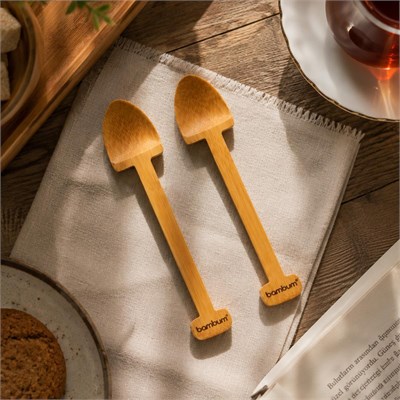 Bambum Magi Çay Kaşık - Bambu Çay Kaşığı 6 Lı