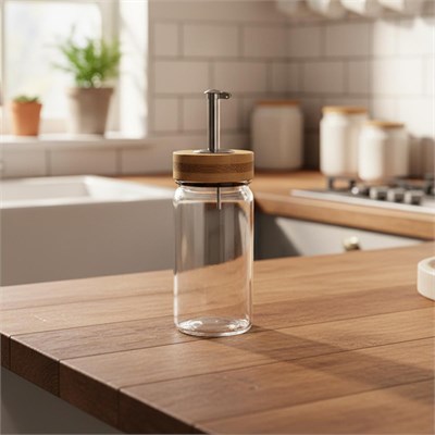 Bambum Mima Bambu Kapaklı Yağdanlık 200ml