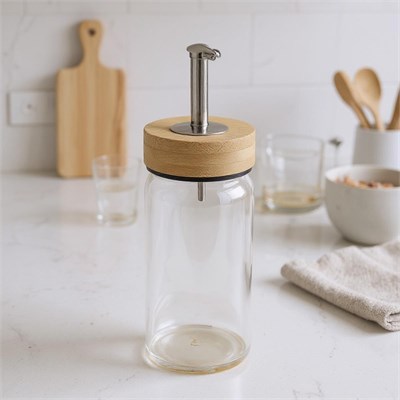 Bambum Mima Bambu Kapaklı Yağdanlık 200ml