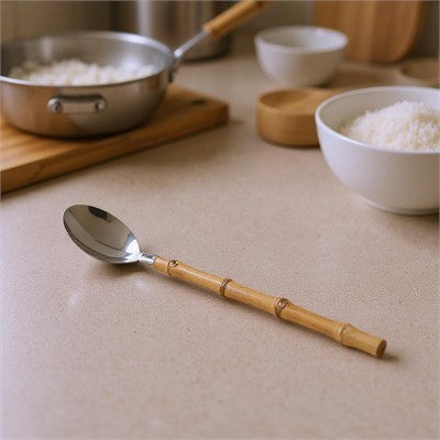 Bambum Mundo Bambu Saplı Kaşık 32*5cm