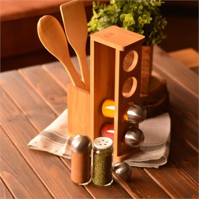 Bambum Sital 7 Parça Kaşıklıklı Baharat Seti