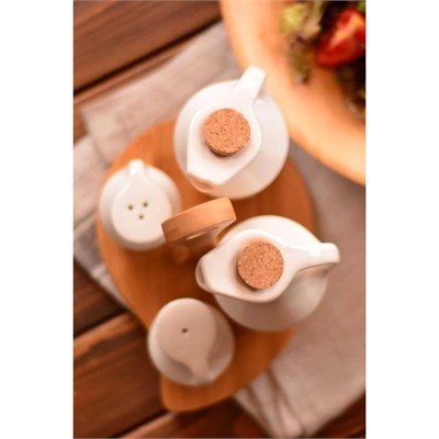 Bambum Tile Yağlık Sirkelik Tuzluk Biberlik