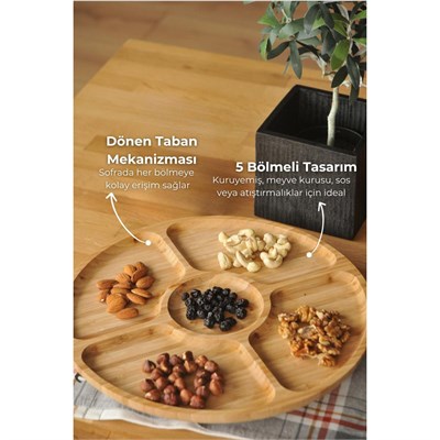 Bambum Victoria – Dönen Servis Tabağı Büyük 33cm