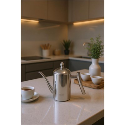 Bambum Zed Çok Amaçlı Çelik Demlik Yağlık Yağdanlık 500ml