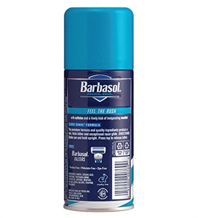 Barbasol Pasific Rush Kafein ve Mentollü Canlandırıcı Tıraş Köpüğü 198GR