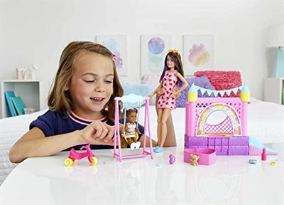 Barbie Bebek Bakıcısı Skipper Oyun Evi Seti, 3 yaş ve üzeri, HHB67