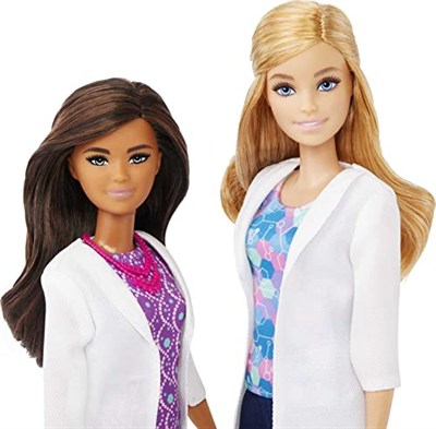 Barbie® Bilim Laboratuarı Oyun Seti, Barbie® Bilim Laboratuvarı oyun seti, 2 bebek, laboratuvar tezgahı ve 10dan fazla aksesuar, HJY95