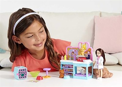 Barbie Chelsea Meslekleri Öğreniyor Veteriner Oyun Seti, 3 yaş ve üzeri, HGT12