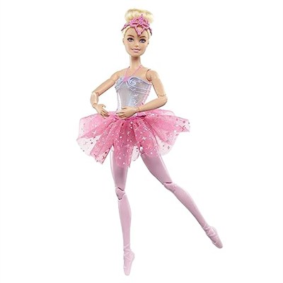 BARBIE™ DREAMTOPIA IŞILTILI BALERİN™ Barbie bebek | sarışın balerin bebek | sihirli ışık özelliği HLC25