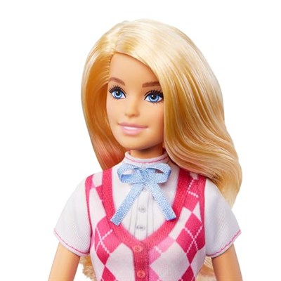 Barbie Gizemleri, Büyük At Kovalamacası dizisinden Barbie Malibu bebek ve aksesuarlar, çıkarılabilir binici kıyafeti ve kaskıyla bebek, HXJ38