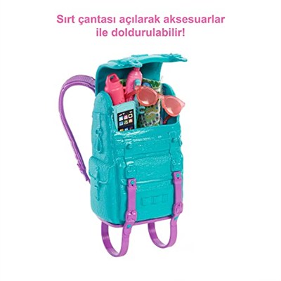 Barbie Kampa Gidiyor Oyun Seti Barbie Kampa Gidiyor Oyun Seti, yavru köpeği ve 10dan fazla aksesuar, 3-7 yaş HDF73