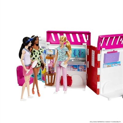 Barbie oyuncakları, ışıklı, sesli ve 20den fazla aksesuar içeren dönüşen ambulans ve klinik oyun seti, Barbienin Yeni Ambulansı, HKT79