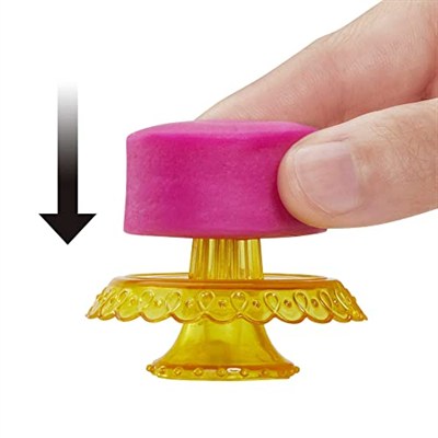 Barbie Pasta Dükkanı Oyun Seti ve Pembe Saçlı 30 cm Minyon Bebek, Fırın Standı, Pasta Yapma Özelliği, 20den Fazla Oyun Parçası, 3 Yaş ve Üzeri için (HGB73)