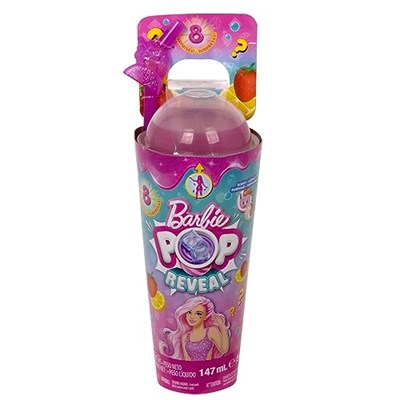 Barbie Pop Reveal Bebek Meyve Serisi Çilekli Limonatalı, 3 Yaş Ve Üzeri
