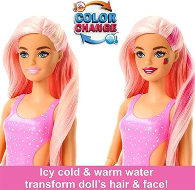 Barbie Pop Reveal Bebek Meyve Serisi Çilekli Limonatalı, 3 Yaş Ve Üzeri