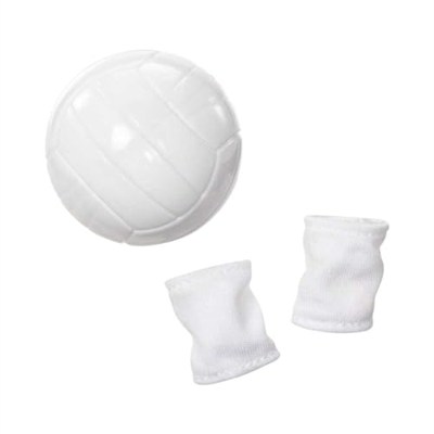 Barbie Sporcu Bebekler, üniforması ve topuyla Barbie Voleybolcu Bebek ile aksesuarları, HKT72