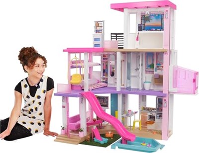 Barbienin Rüya Evi™ Oyun Seti Barbienin Rüya Evi (115 cm), 75ten Fazla Aksesuarı Bulunan, 3 Katlı, 3-7 Yaş Arası Kızlar İçin GRG93 GRG93