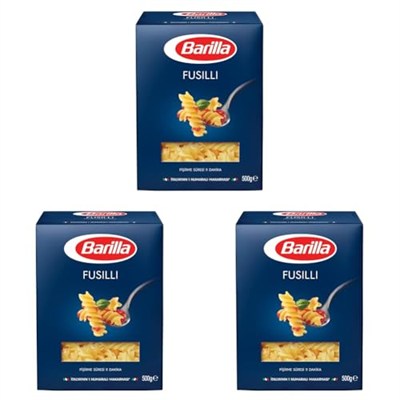 Barilla Fusilli (Burgu) Makarna 500 g. 3lü paket