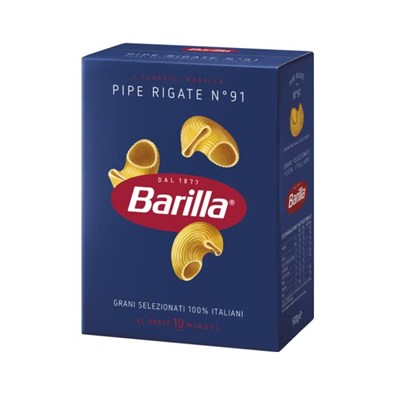 Barilla Mantı Makarna (Pipe Rigate) 500 g. 3lü paket