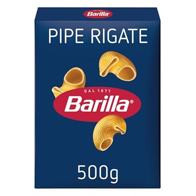 Barilla Mantı Makarna (Pipe Rigate) 500 g.